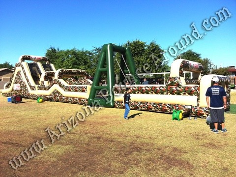 Obstacle course rental for company picinics Denver